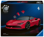 3D-pusle Ravensburger Ferrari SF90 Stradale, 25.1 cm x 12.8 cm, 163 tk, punane v.