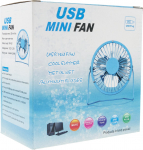 Lauaventilaator USB Mini Fan YR-F001, 2.5 W