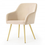 Toolide komplekt Akord Estelle, matt, beež v., 50.5 cm x 42 cm x 83 cm, 4 tk