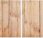 L&otilde;ikelaudade komplekt Zeller, pruun v., 25 cm x 15 cm