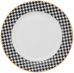 Taldrik magustoidu Ambition Coco, &Oslash; 19 cm, kuldne v./valge v./must v.