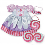 Kleit nukule, koos tarvikutega Zapf Creation Baby born Candy 839706, mitmev&auml;rviline