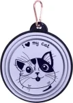 Kauss loomale I Love My Cat, 0.5 l, 12.7 cm x 12.7 cm, violetne v.