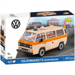 Konstruktor, auto Cobi Volkswagen T3 Krankenwagen 24636, 141 tk, mitmev&auml;rviline