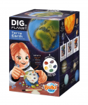 Kaevet&ouml;&ouml;de komplekt Buki France Dig A Planet Earth, sinine v./roheline v.