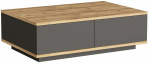 Kohvilaud Kalune Design FR14-AA, antratsiit v./pine, 60 cm x 90 cm x 28.6 cm