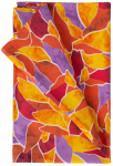 Laudlina ristk&uuml;likukujuline Home4you Loneta New, punane v./oranž v., 136 x 220 cm
