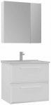 Vannitoa m&ouml;&ouml;bli komplekt Kalune Design Nuvola 65 v2-193, valge v., 50 cm x 65 cm x 62 cm