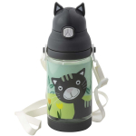 Veepudel Ambition Orsi Cat, hall v./roheline v., plastik/silikoon, 0.420 l