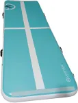 T&auml;ispuhutavad v&otilde;imlemismatid Master Airtrack, valge v./t&uuml;rkiissinine v., 200 cm x 100 cm x 10 cm