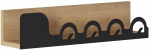 Riiuliga riidepuu Kalune Design Liora 855DTE5150, 14 cm, tamm v./sapphire v.