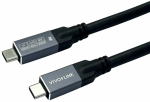 Kaabel Vivolink PROUSB4MM2 USB Type-C Male, USB Type-C Male, 2 m, must v.