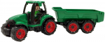 Игрушечные тракторы с аксессуарами Lena 01625, must v./punane v./roheline v.