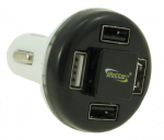 Auto laadija Bottari, 4 x USB