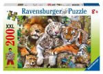 Pusle Ravensburger Big Cat Nap 12721, 49 cm x 36 cm, 200 tk, mitmev&auml;rviline
