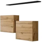 Seinakapp ASM Switch SB I Switch SB I, must v./pruun v./hele pruun v., 60 cm x 30 cm x 60 cm