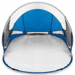 Neljakohaline telk Spokey Stratus UV40 Beach 926784, sinine v./valge v., 120 cm x 90 cm x 195 cm