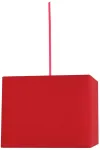 Valgusti rippuv Candellux Basic 31-06066, E27, 1 x 60 W, punane v. / punane v., 24 x 30 cm