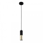 Valgusti rippuv TK Lighting Elit Black 4366, GU10, 1 x 10 W, kuldne v./must v.