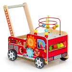 Arendav m&auml;ng EcoToys Wooden Blocks With Pusher, 41.6 cm, mitmev&auml;rviline