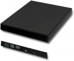 &Uuml;mbris Qoltec External USB 2.0 12.7mm SATA Optical Drive Case, must v.
