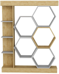 P&otilde;randariiul Kalune Design Sueno 322RTC1111, tamm v./valge v., 177.4 cm x 29.6 cm x 140 cm