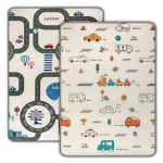 M&auml;ngumatt Milly Mally Kinder City, 178 cm x 120 cm, mitmev&auml;rviline