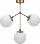 Valgusti rippuv Opviq Damar 6337, E27, 3 x 40 W, kuldne v.