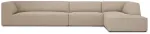 Nurgadiivan Micadoni Home Ruby 5 Seats, hele pruun v., parem, 366 x 180 cm x 69 cm