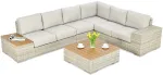 Aiam&ouml;&ouml;bli komplekt Focus Garden Avocado Wood, beež v., 5 istekohta