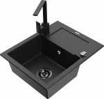 K&ouml;&ouml;givalamu Mexen Enzo 6506-73-670300-70-B, graniit, 57.6 cm x 46.5 cm x 17.4 cm, h&otilde;be/must