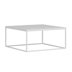 Kohvilaud Kalune Design Loni, valge v., 90 cm x 90 cm x 42 cm