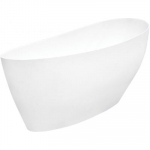 Vann, teisaldatav Besco Keya, 165 cm x 70 cm, ovaalne, valge