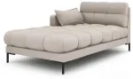 Diivan Micadoni Home Mamaia Chaise Longue, beež v., vasak, 185 x 105 cm x 75 cm