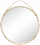 Peegel House Nordic Malo, rippuv, 50 cm x 50 cm, helekreemjas v.