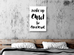 Reproduktsioon Artgeist Wake Up And Be Awesome, m-a-1013-b-a, 20 cm x 30 cm