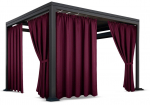 Paviljoni kardin, 155 cm x 240 cm, bordoo v.