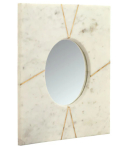 Peegel Kayoom Wall mirror Dexter 225 White, rippuv