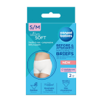 S&uuml;nnitusj&auml;rgne pesu Canpol Babies Ultra Soft, valge v., S/M, 2 tk