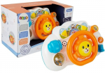 &Otilde;petlik rool Lean Toys, 16 cm, valge/oranž