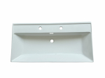 Vannitoa kraanikauss Domoletti, 100 cm x 50.5 cm x 19.5 cm, valge