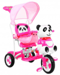 Kolmerattaline jalgratas SporTrike Panda ZSP.A23-2.NO, valge v./roosa v.