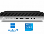 Statsionaarne arvuti HP EliteDesk, taastatud i5-8500T, 1 TB, DDR4-SDRAM 16 GB, SSD 1 TB, Intel UHD Graphics 630 Dynamic, Windows 11 Pro 800 G4