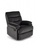 Allalastava seljatoega tugitoolid Leisure Furniture Drager, must v., 90 cm x 88 cm x 105 cm