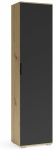 Esiku kapp Clif SL-50, pruun v./must v., 50 cm x 38 cm x 202.5 cm