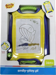 Joonistustahvel Smily Play, 33 cm, sinine v./kollane v.