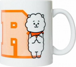 Tass Line Friends, valge v./oranž v., 0.300 l