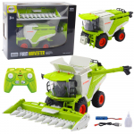Rc kombain Lean Toys Farm, 1:24, roheline