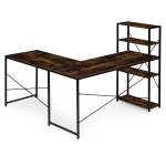 Nurga kirjutuslaud ModernHome TH-CD-7-16, 145 cm x 145 cm, 119.5 cm, p&auml;hklipuu v.