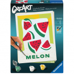 Maalimine numbrite j&auml;rgi Ravensburger CreArt Melons, punane v./kollane v./roheline v., 18 x 24 cm